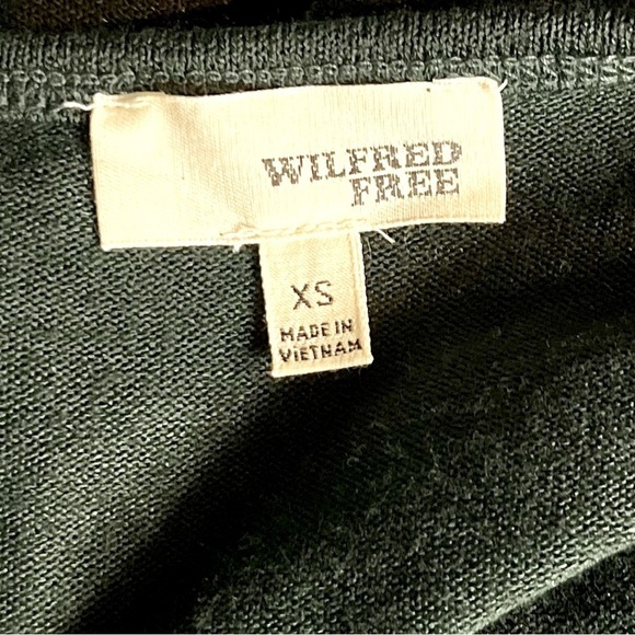 Wilfred/Aritzia knit bodycon dress w/ scoop neck & long sleeves, hunter green - Picture 6 of 6